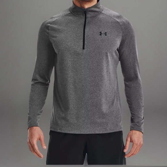 Under Armour Other - Under Armour Men's UA Tech Half-Zip Pullover Sweatshirt Gray Big & Tall